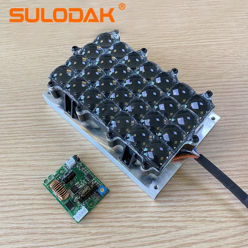80W High Power 405nm UV parallel light source for STEK 3D LCD 5.5/6/8.9 inch 3D printer Photosensitive resin curing LED X-CUBE