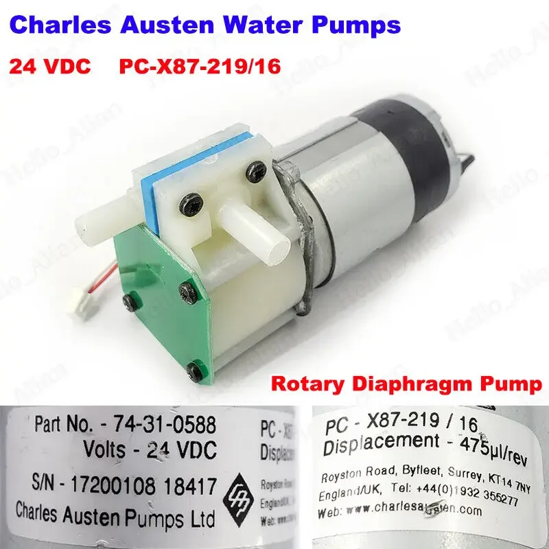 Charles Austen 24VDC Larger Flow Mini RS-775 Motor Suction Water Pump Reversible Rotary Diaphragm Pump