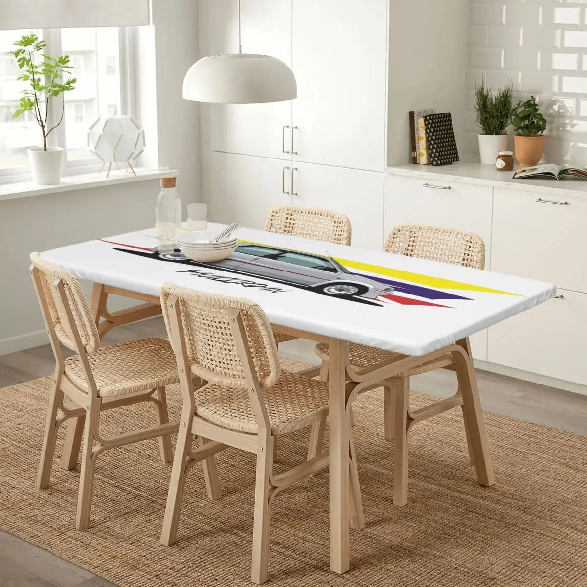 106 Rally Custom Rectangular Tablecloth Waterproof Table Cover for Dining Events Table Cloth
