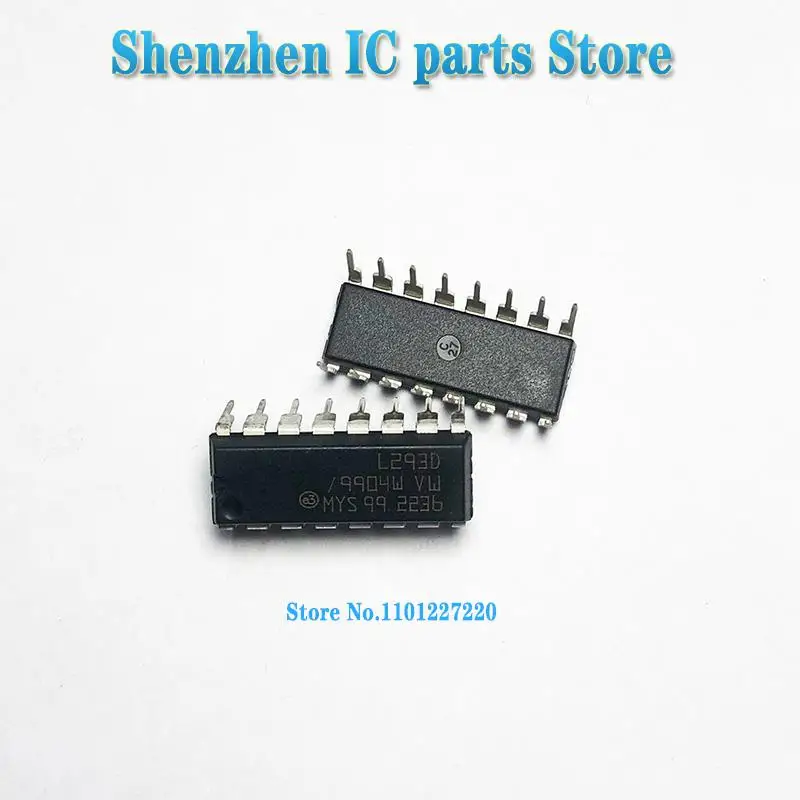 5PCS/lot L293D L293 293D DIP-16 In Stock