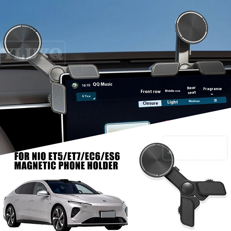 

For NIO ET5 ET7 EC6 ES6 Car Magnetic Phone Holder Screen Floating Gravity Navigation Stand 360° Car Interior Accessories