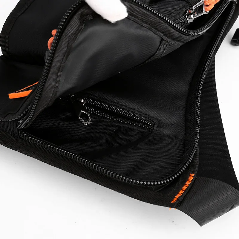 High Quality Nylon Men Drop Leg Bag Fanny Pack Motorcycle Riding Casual Shoulder Cross Body Thigh Male Hip Belt Waist Bags