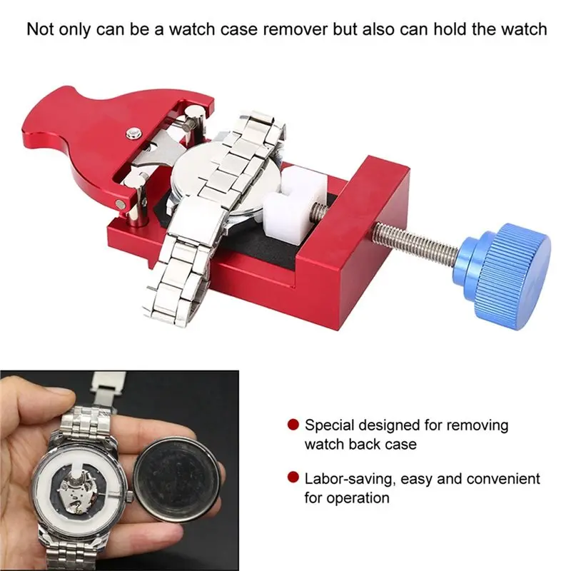 Watch For Back Cover Remover With Foot Pad Snap Tool For Back Cover Removal And Watch Case Opener For Watch Repairing