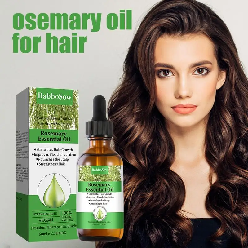 Rosemary Essential Oils Healing Solutions Organic Oils 2.11fl Oz Organic Rosemary Oil Get Rid Of Dry Scalp Improves Scalp