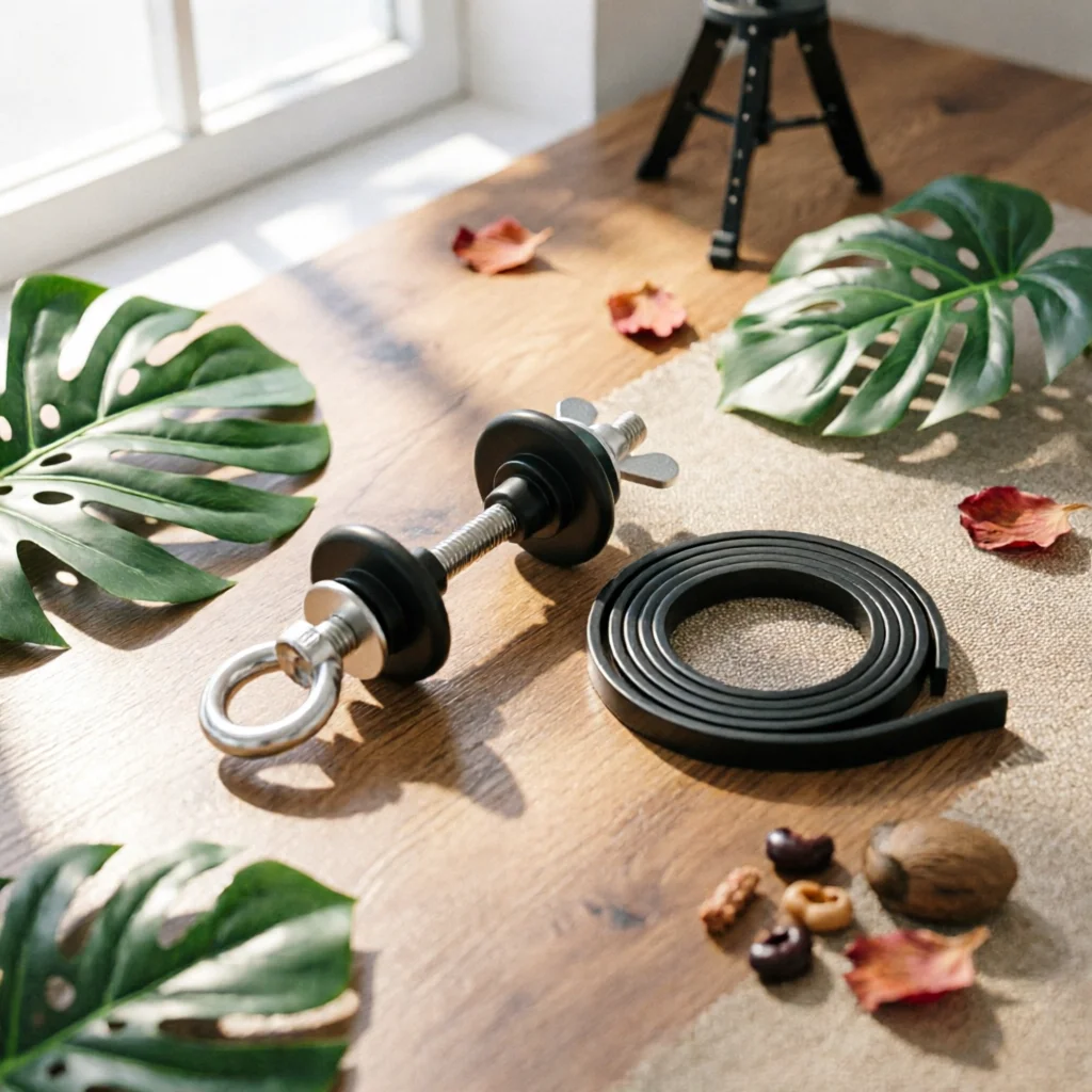 2 Piezas de Accesorio para Polea de Tracción Larga, Perno de Anclaje Duradero para Rack de Sentadillas, Pieza de Máquina de Ejercicio, Ajuste Rápido de Peso para Fitness