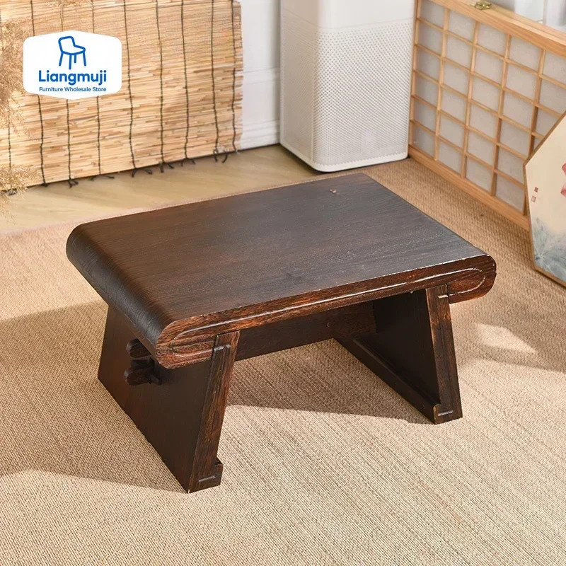 

Wooden Asian Japanese/Chinese Low Tea Table Rectangle Living Room Furniture Table For Tea, Coffee Antique Gongfu Wood Table