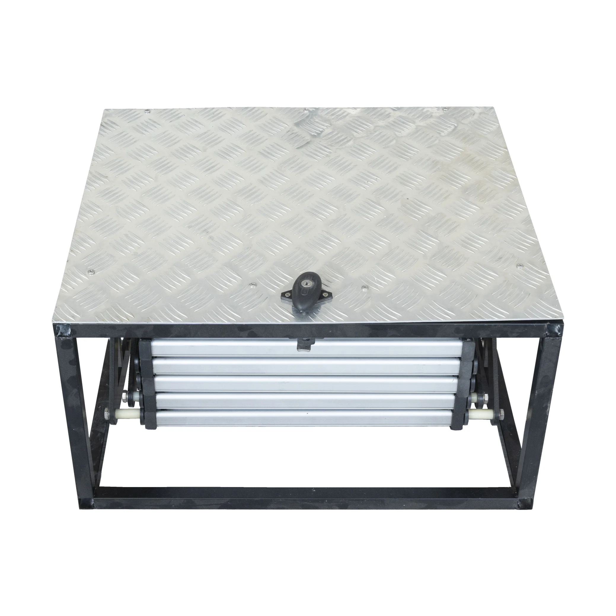 2025 TONGFA عرض Ization سبائك الألومنيوم خمسة قابلة للطي دليل قافلة مقطورة معدات التخييم متنقل RV خطوة مع شاحنة تخييم #3