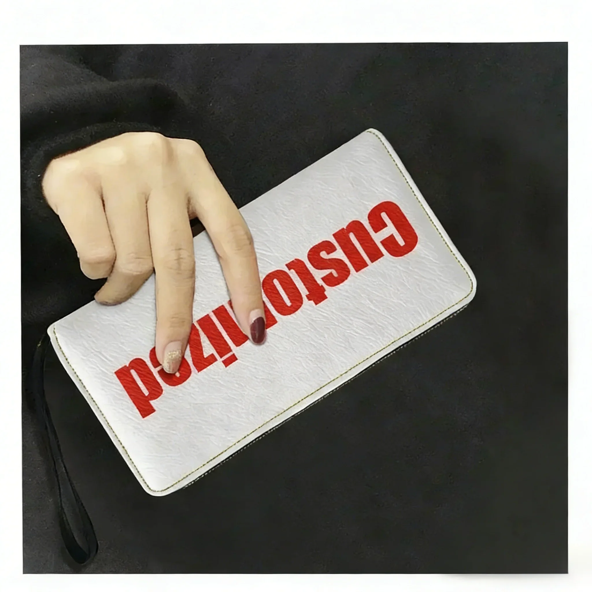 Tupac Rapper 2Pac Custom Wallet Purse Hip hop singer Mens Womens Zipper Long Wallets Double Print  Portable Wallet Gift Bag view 4