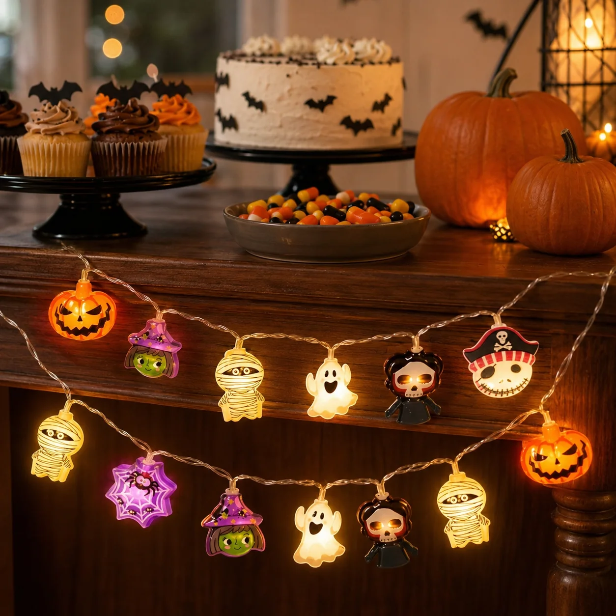 1pc Halloween LED String Light - Led Lighting Decor 评论和价格