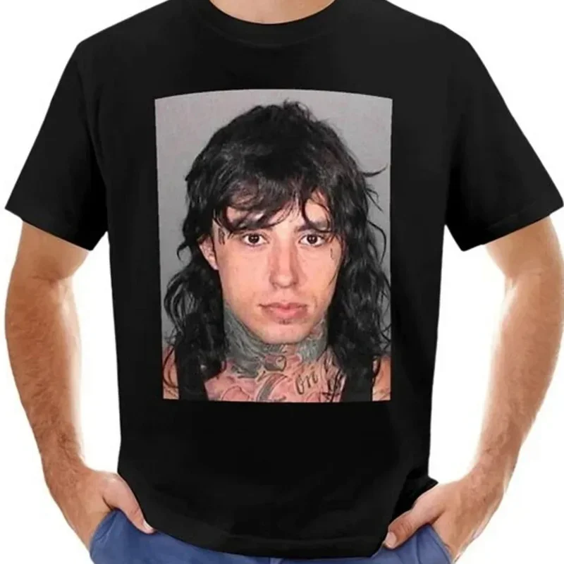 All sizes short sleeves Ronnie Radke HOT Crewneck Round Neck Printed heavyweight Sweatshirt NEW Falling Reverse black T shirt