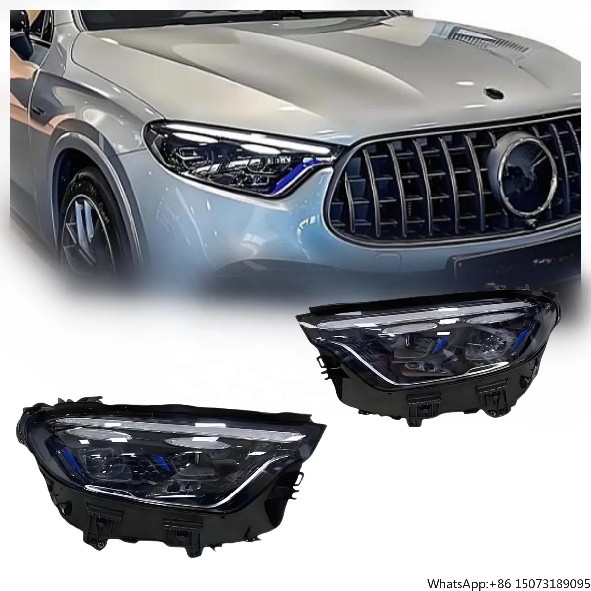 For  Glc X254 LED Headlights 2023-2025 C254 Accessories High-End Headlights for  Glc 300 4matic