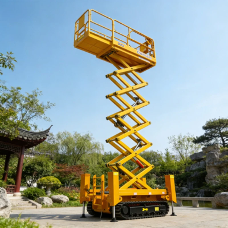 Heavy Load Electric Scissor Lift Customized Hydraulic Mobile Table Platform for Warehouse