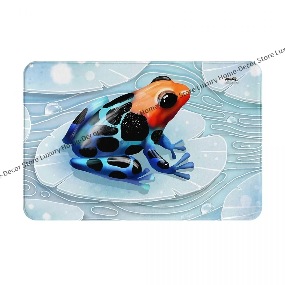 Bedroom Mat Poison Dart Frog Doormat Kitchen Carpet Entrance Door Rug Home Decor