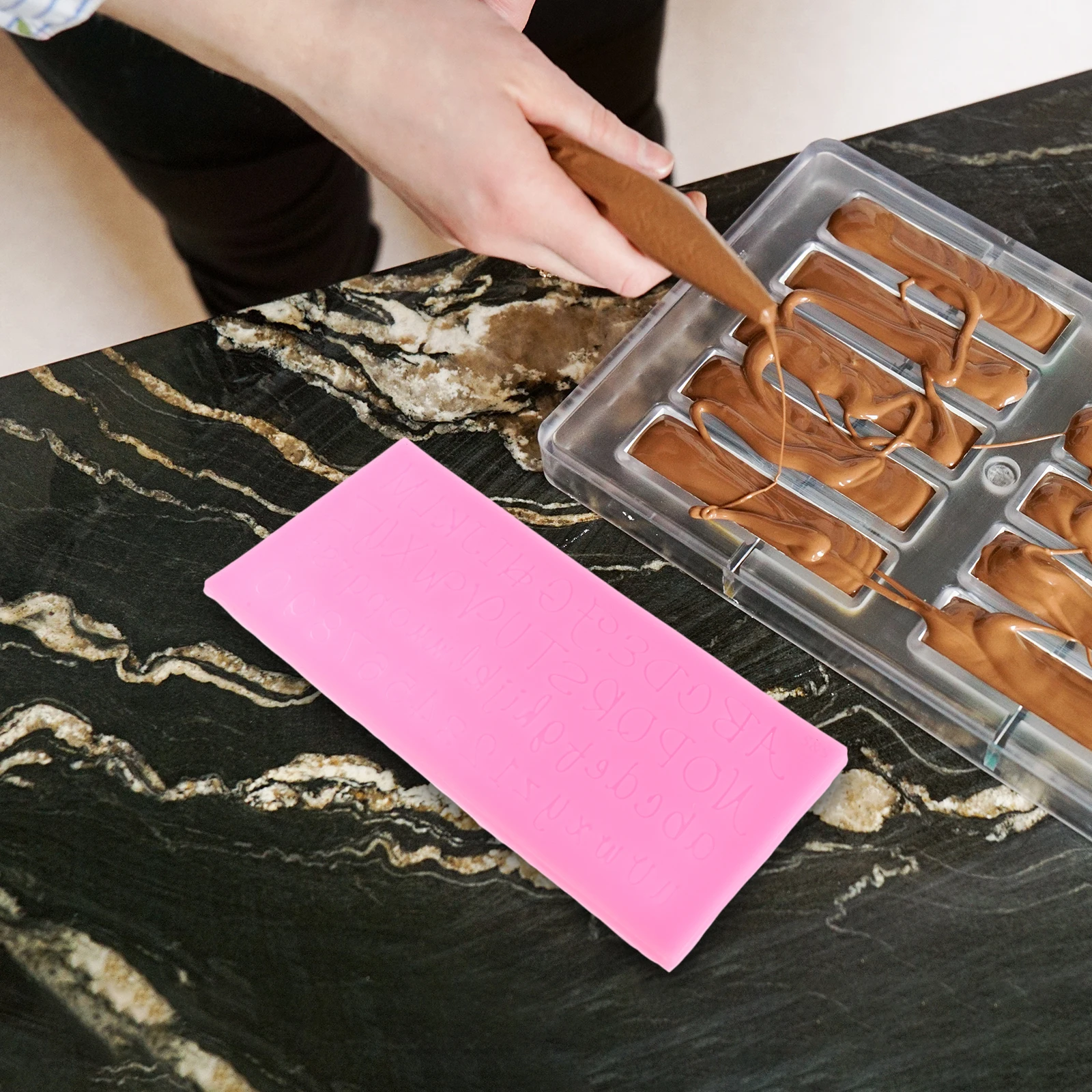 

Digital Letter Mold Silicone Candy Alphabet Cake Molds Baking Chocolate Edible Letters Fondant Number Shape Crafts