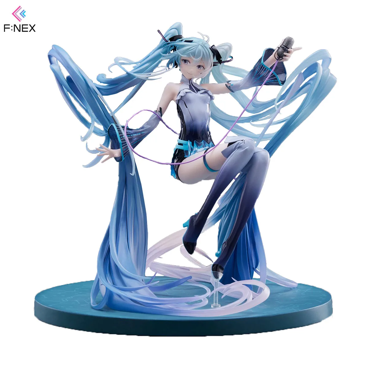 In Stock Original FuRyu F:Nex - 1/7 Vocaloid - Hatsune Miku Techno-Magic Ver Anime Figure Action Figure Model Decoration