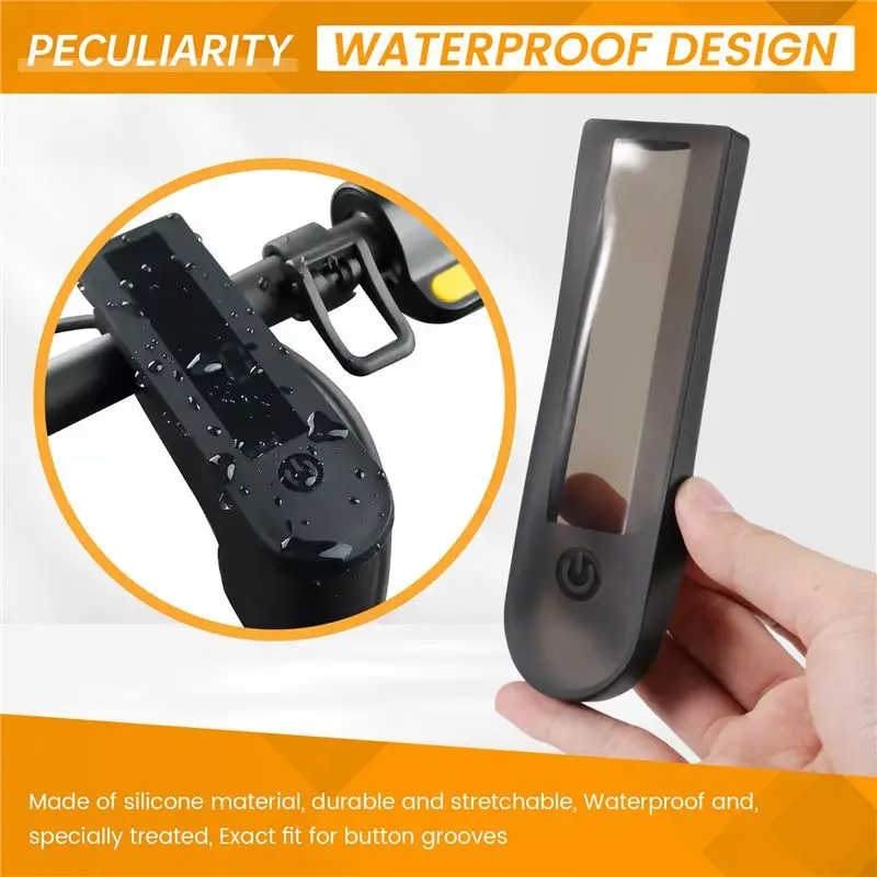 AEE5-Scooter Waterproof Silicone Case For Ninebot MAX G30 Dashboard Panel Circuit Board Cover Fixing Scratch Protection