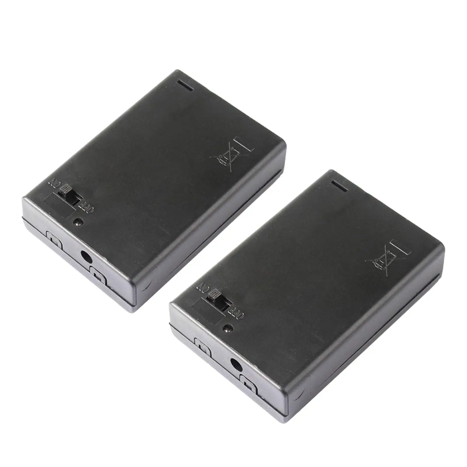 2 Pieces Professional AA Battery Holder Storage Box Battery Case for Heating