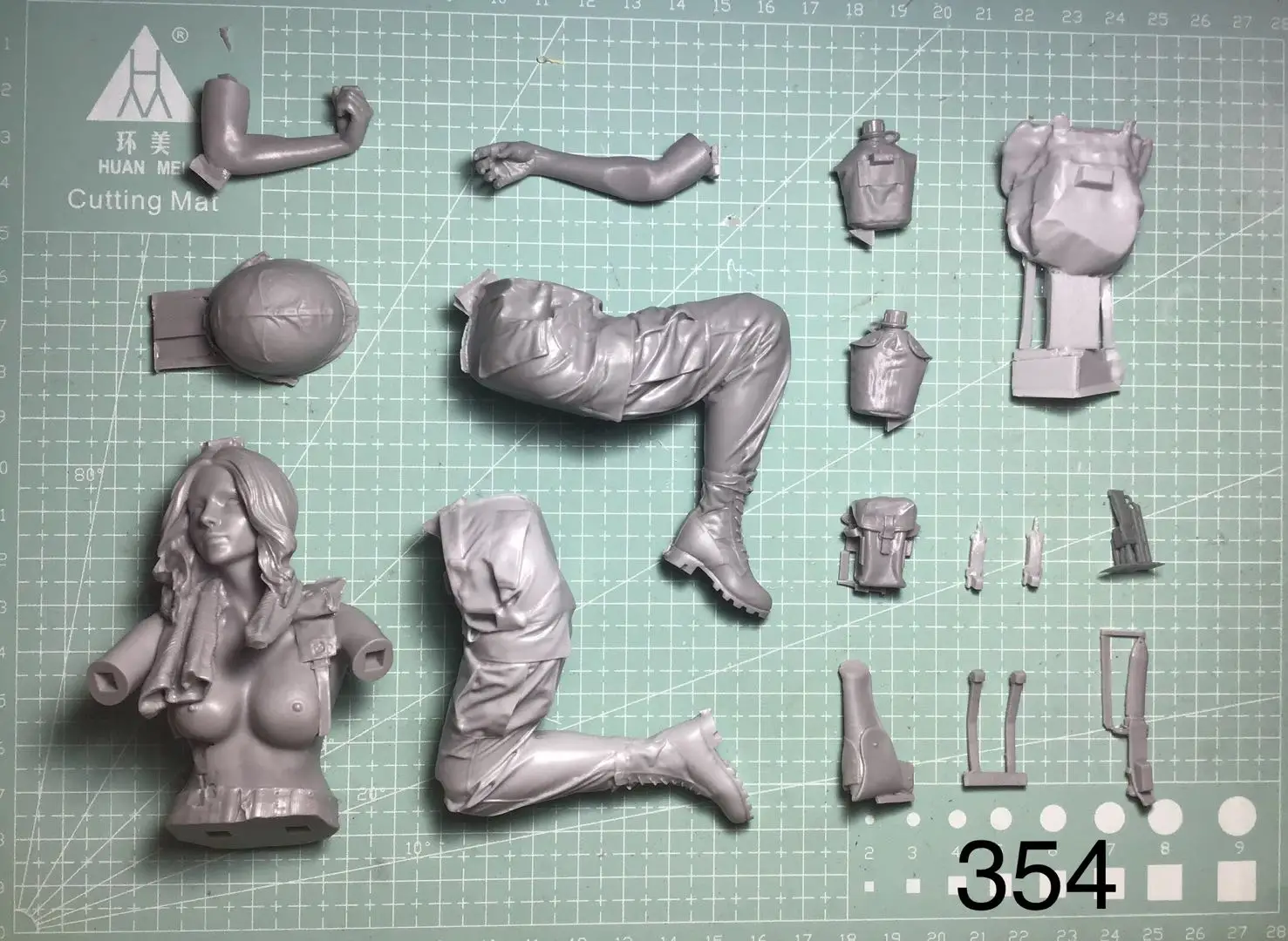 1/9  Resin Model Figure GK， Unassembled and unpainted kit