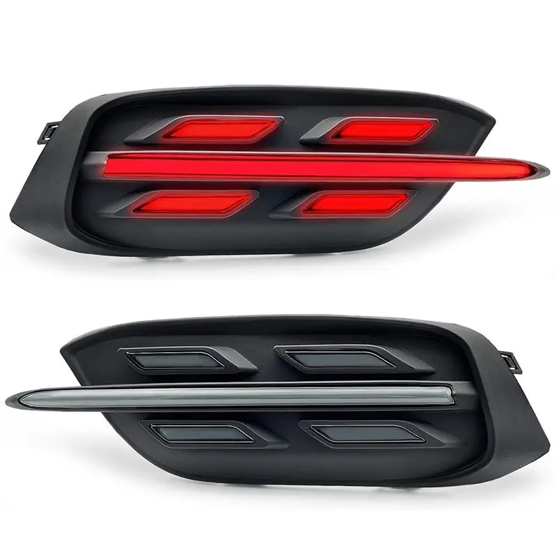 

LED Rear Bumper Reflector Lights For Honda Civic 2016-2020 Tail Light Brake Light Dynamic Turn Signal Lamp