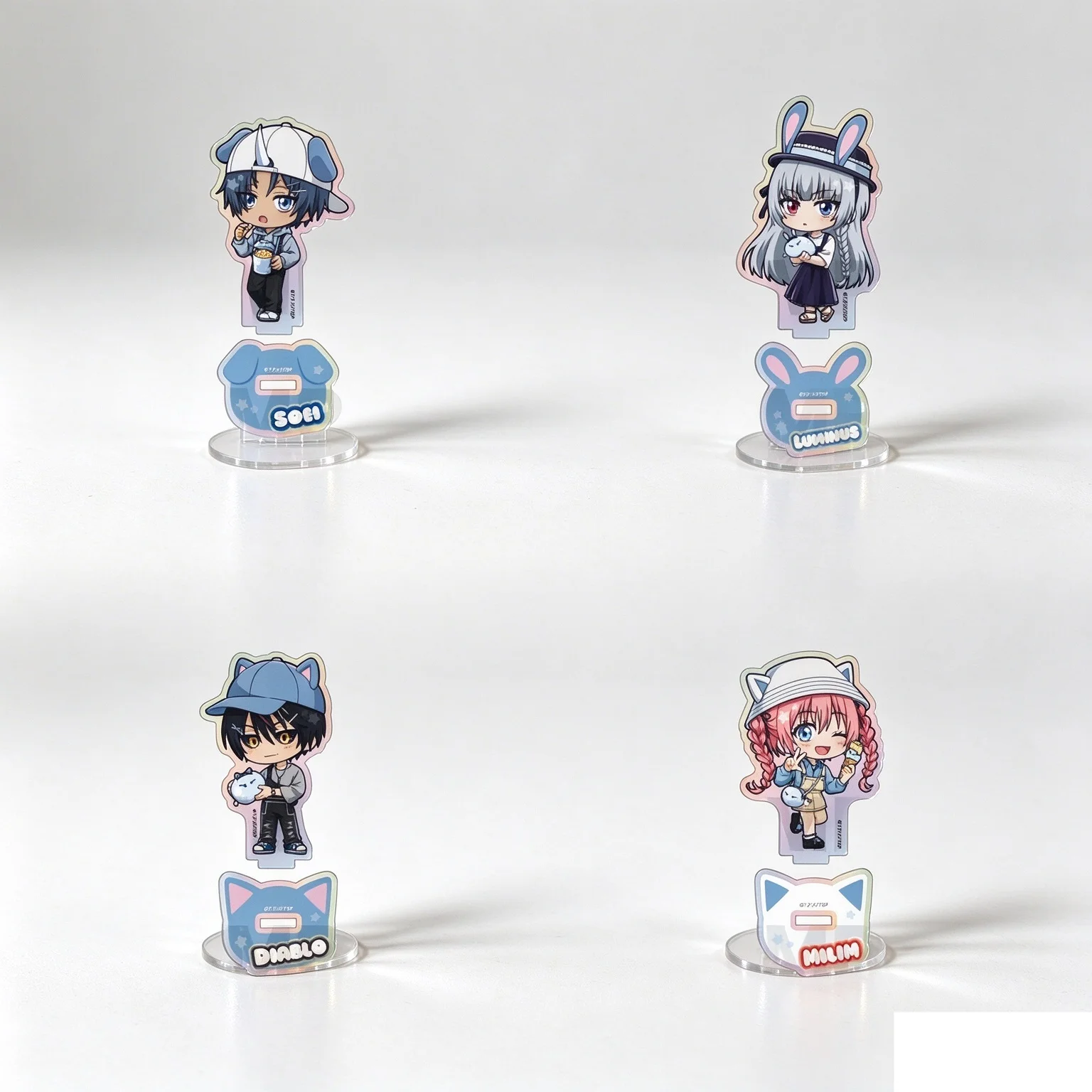 Hot 10CM Anime That Time I Got Reincarnated As A Slime Peripheral Collection Acrylic Stand Model Model Action Figure Keychain