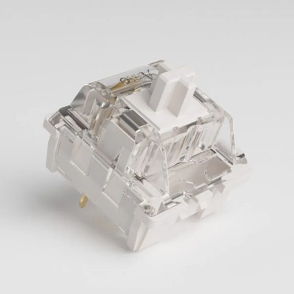 

Vintage White Switch 3 Pin Linear 35g MX Mechanical Keyboard RGB Switches Factory Prelubed Custom Hot Swap for Gaming and Office