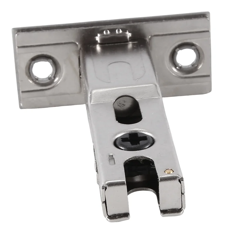 -FQYL Onzichtbaar deurslot rond plat open deurslot Vierkant slaapkamerdeurslot Huisdeur Badkamer Universeel