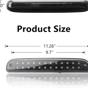 LED Smoke Red Car 3. Bremslicht, Heckschilder Parkschilder für Ford Ranger 1993-2011, Ford F-2550, F-350 1999-2016, Mazda B2300 Hauptverkaufs -RD -Motor 350 - №1