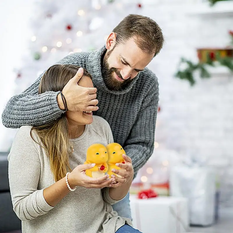 

Dinosaur Ornament Yellow Dragon Figure Ornament Creative Yellow Dragon Recording Toy Home Decor Dragon Ornament For Girlfriend