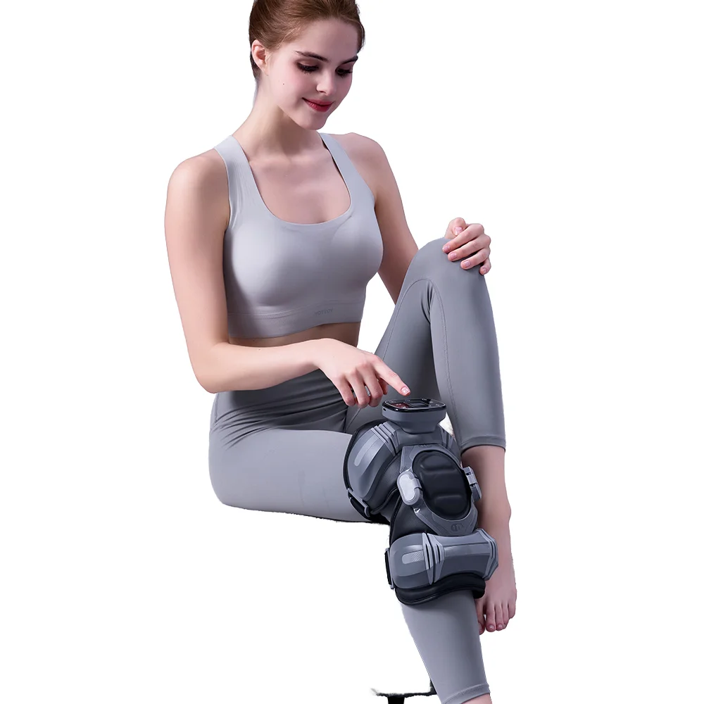 Portable Heating Wireless Touch Panel Knee Support Massager with 2500mAh Battery for Elderly Joint Comfort Circulation