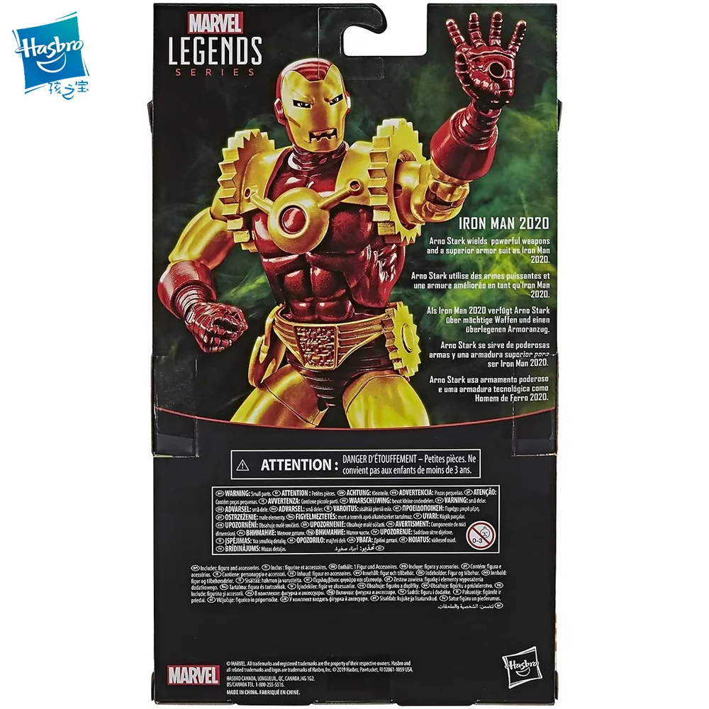 Hasbro Marvel Legends Series Walgreens Limited Edition 2020 Comic Iron Man 6 Inches 16CM Children's Toy Gifts Collect Toys