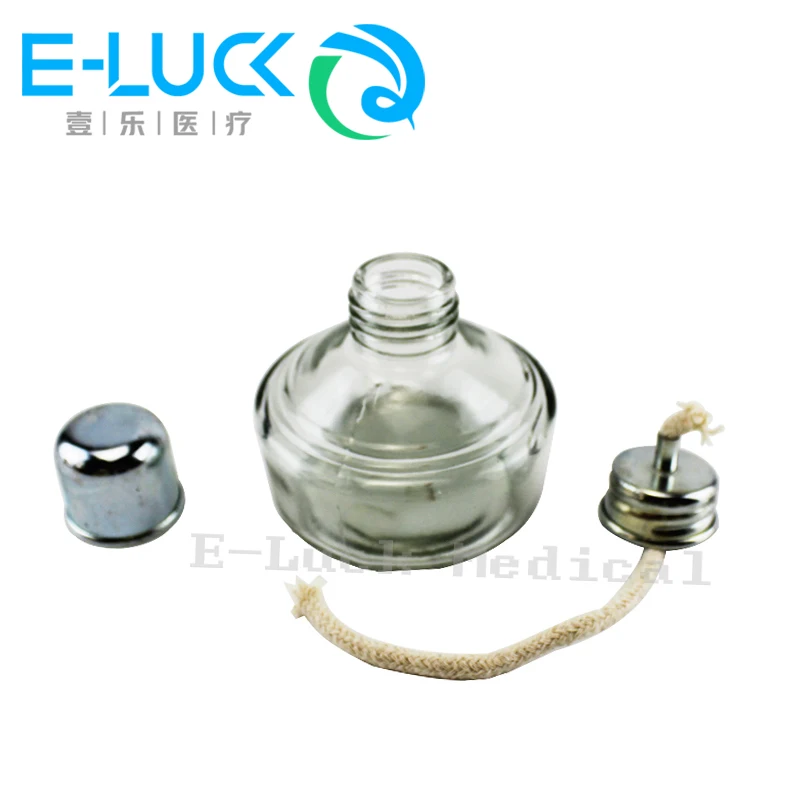 Dental Alcohol Lamp Burner Chemical Wax Type Alcohol Light Heating Glassware Dentist Laboratory Accessories