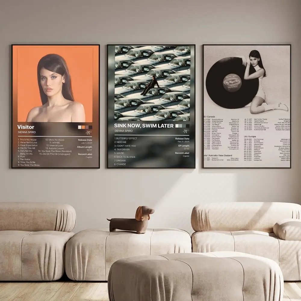 Pop S-Sienna Spiro Album Poster PP Wall Decor Posters Celebrity Music Art Prints Bedroom Office Gift