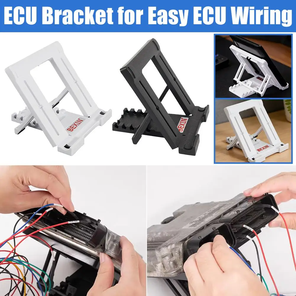 Soporte Universal OEM ECU soporte ECU para fácil cableado ECU TPR antideslizante 5 velocidades accesorios ajustables para coche