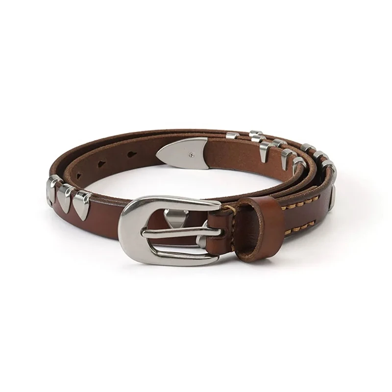 

TOP Quality Our Legacy Vintage Cowhide Fashion Pants Belt Straps for Men and Women Leather Belts for Men