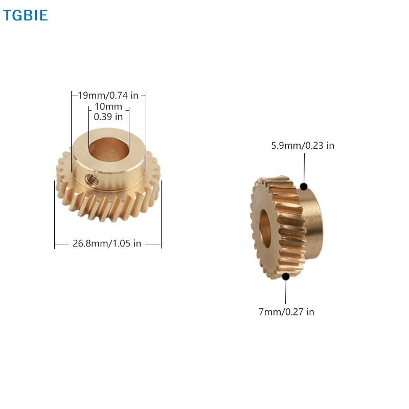 [TL]【TL】Toy Crane Vending Machine Claw Gantry Arcade Coin Game Shaft Parts DIY Accessories 27 Teeth Gear Plastic Or Copper