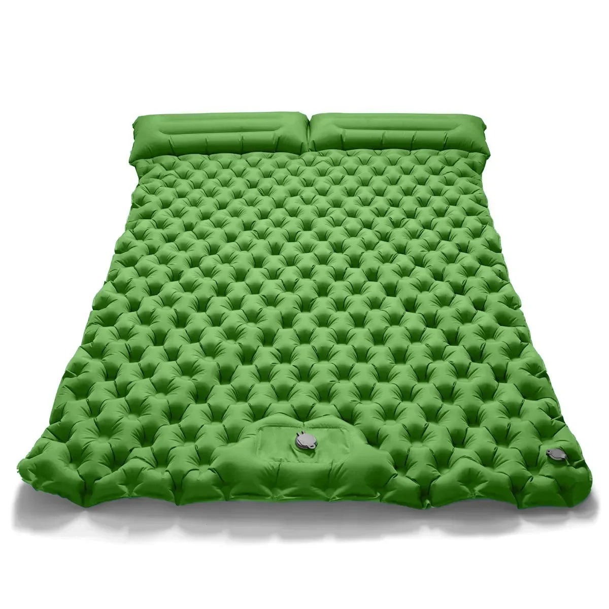 Double outdoor camping with built-in foot inflatable sleeping mat, tent sleeping mat TPU nap moisture-proof air cushion