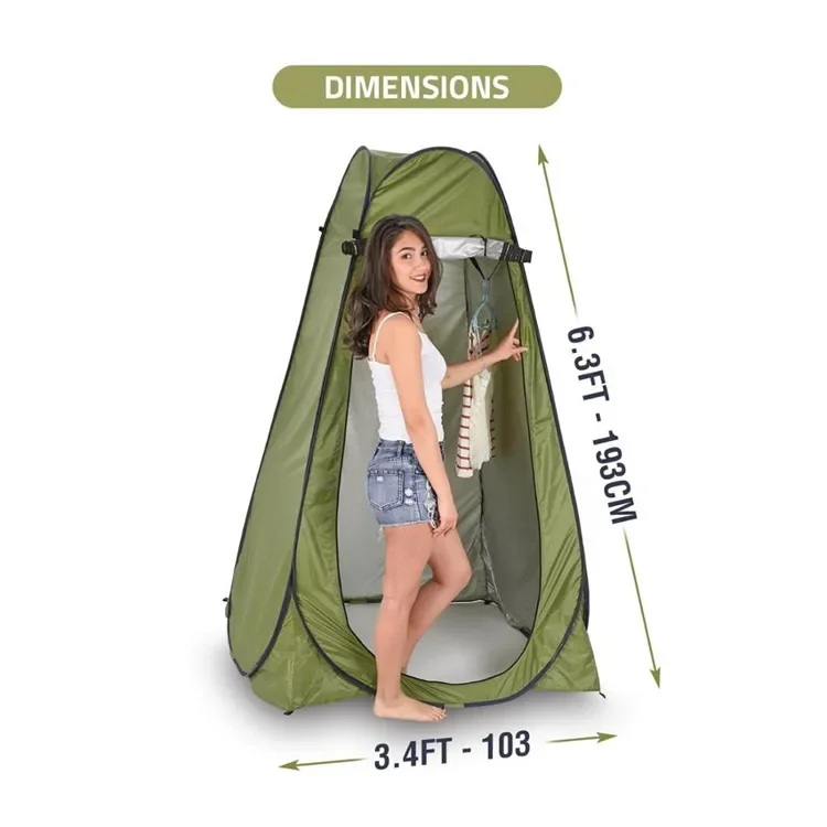 Pop Up tent   portable toilets outdoor camping Changing Room Rain Shelter with Window