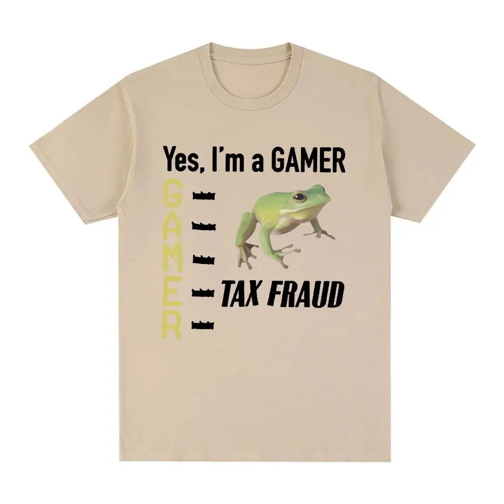 الضغط الاحتيال ألعاب مضحك الضفدع ميمي تي شيرت الرجال النساء موضة الهيب هوب تي شيرت تقليدي عادية فضفاض تي شيرتات قصيرة الاكمام #2