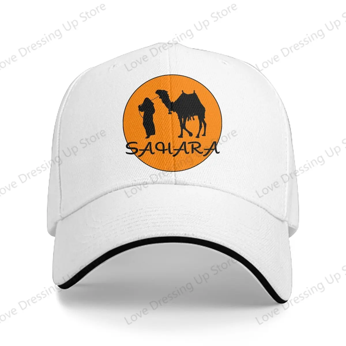 Summer Hip Hop Morocco Sahara Morocco Orange Baseball Cap Outdoor Running Hat Outdoor sunshade hats Unisex Gift