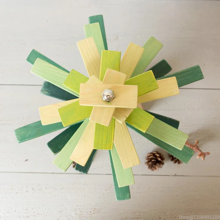 

Creative Design of Soothing Solid Wood Bookshelf Ornaments for Home Wine Cabinets Study Rooms Office Desks Tabletop Decoration