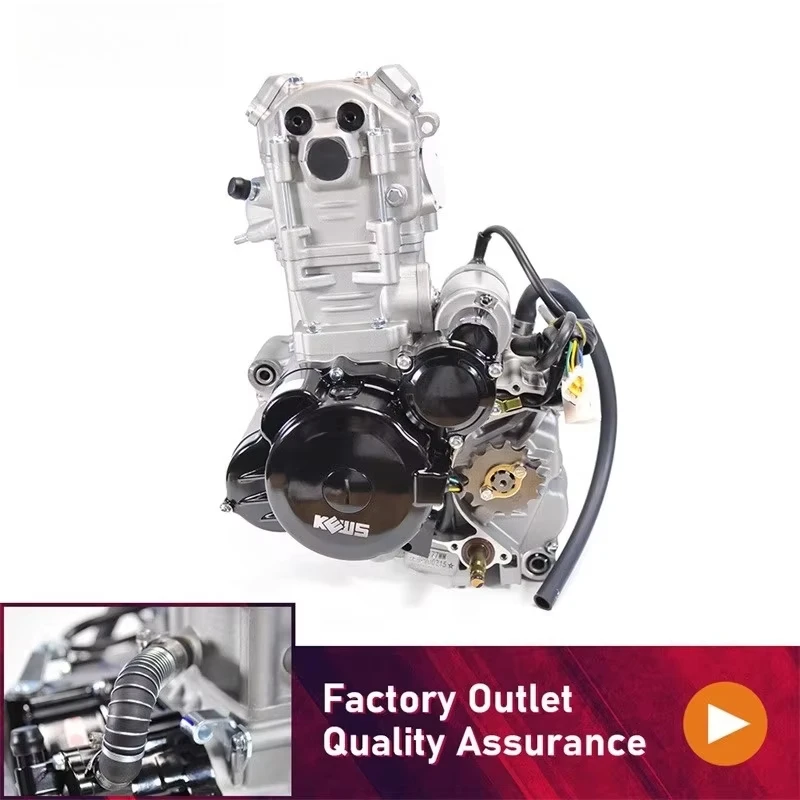 Zongshen CBS300 Off-Road Motorcycle Engine Assembly 300Cc Four-Stroke Water-Cooled New Condition with CDI Ignition