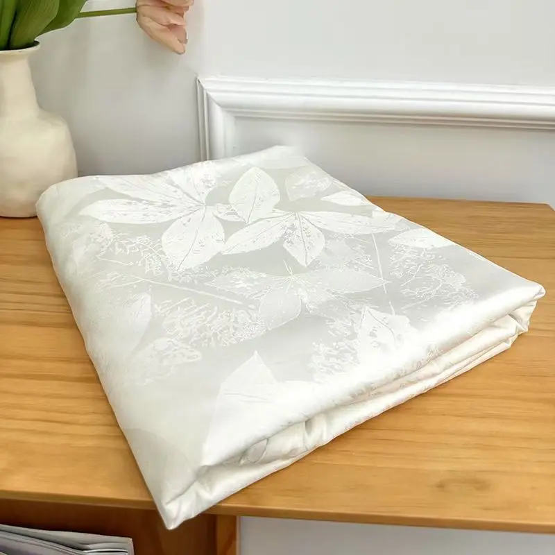 80/140s 100% Eucalyptus Lyocell Fibre Fitted Sheet With Elastic Band Jacquard Silky Bedding Single And Double Mattress Cover