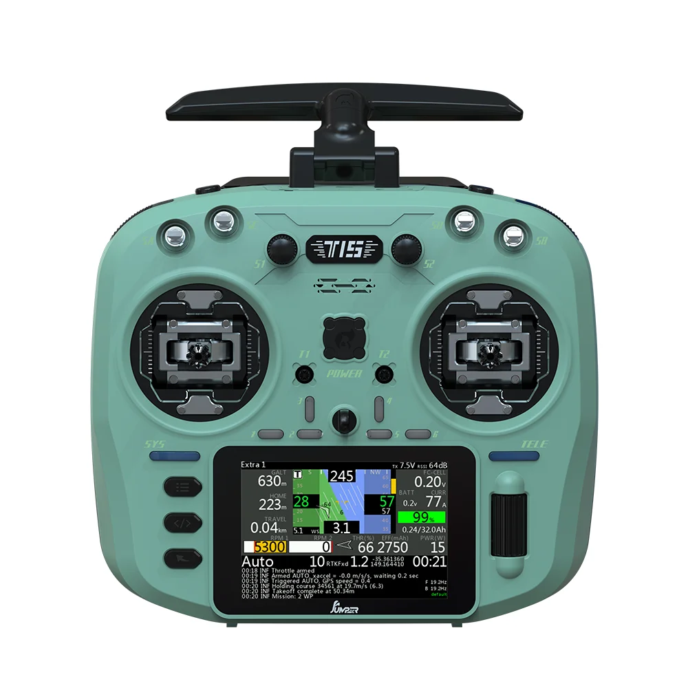 Jumper T15 Hall Sensor 1W Full Function Remote Controller Color screen FPV Radio Controller EDGETX/ELRS For Long Rang RC Drone