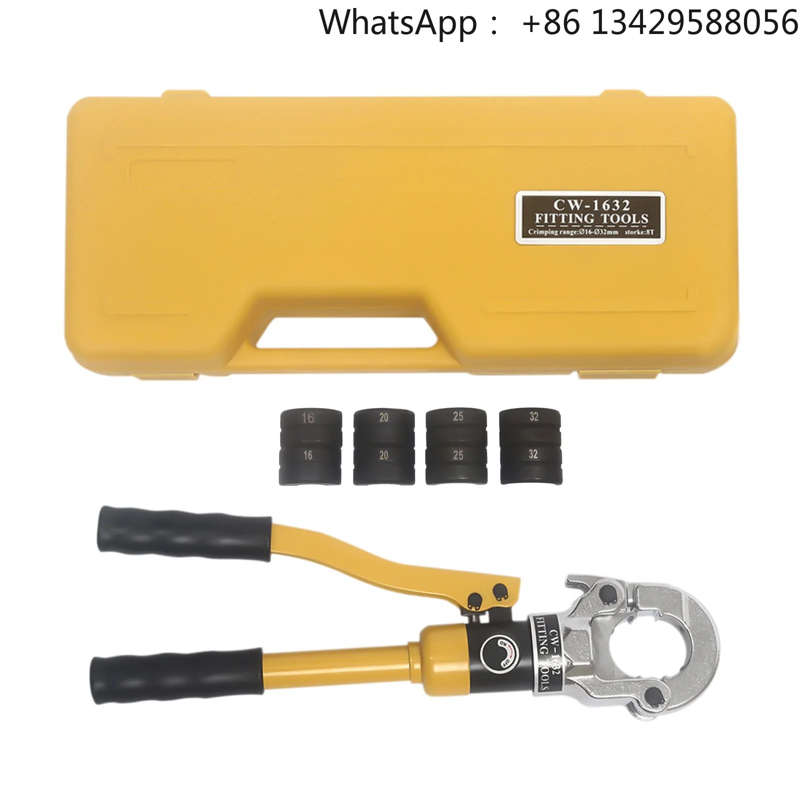 

Alicates de prensado hidráulicos TH 16, 20, 25, 32 mm para tubos de aluminio y plástico, tubos Pex, tubos Pb, manguitos de acero