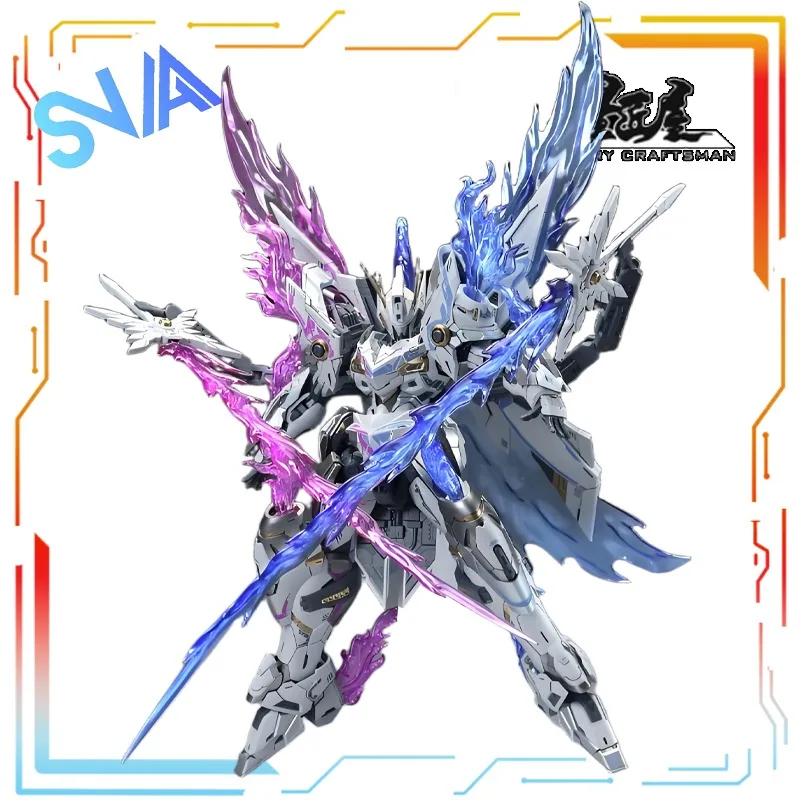 

NEW SNAA Original 1/100 Mobile Mech Plastic Assembly The Emperor Yanhuang Phantom Flame Soul Action Toys Festival Gift for Boys