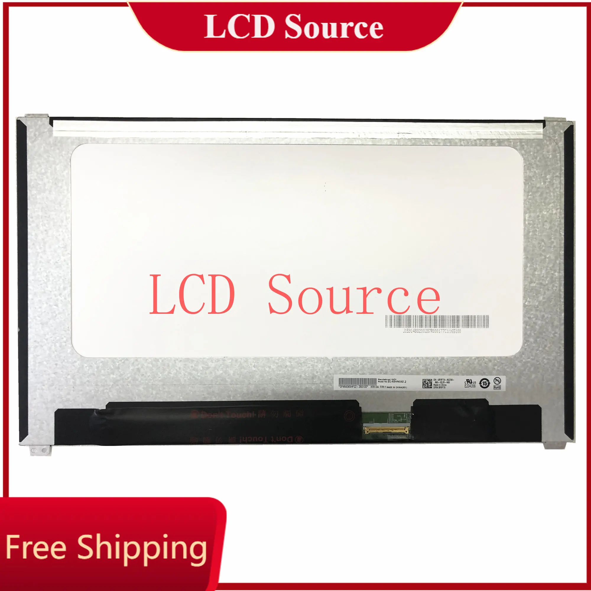 B140HAK02.2 With Touch Digitizer Matrix for Dell Latitude E7480 E7490 LED Display Laptop Screen