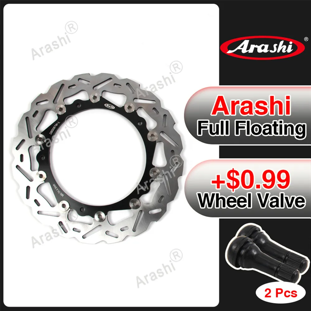 

Arashi 1PCS Motorcycle CNC Floating Front Brake Disk Disc Rotor For BMW R1150RT ABS/HP2 Megamoto 1200/ HP2 SPORT 1200/ K 1200R