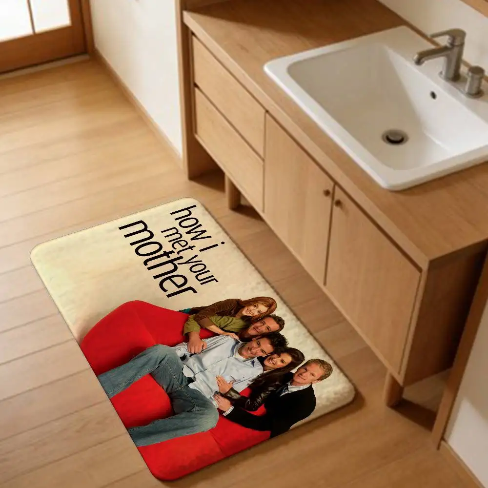 Classic TV How I Met Your Mother Bathroom Mat Anti-slip Absorb Water Long Strip Cushion Bedroon Mat Welcome Doormat