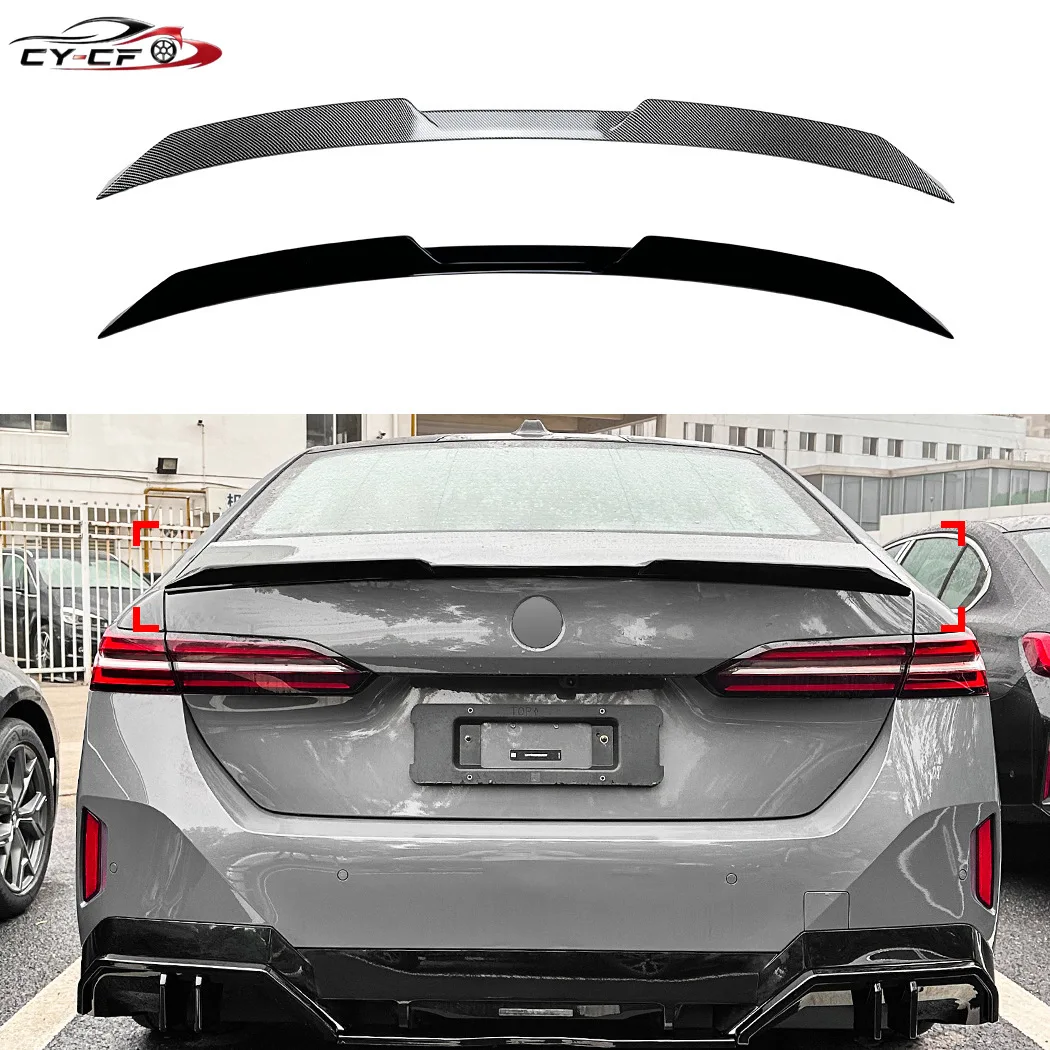 For BMW 5 Series G60 I5 525i 530i 535i M Sport 2024 2025 2026+ Rear Trunk Spoiler Wing Lip Trunk Lid Modified Spoiler Tail Fin