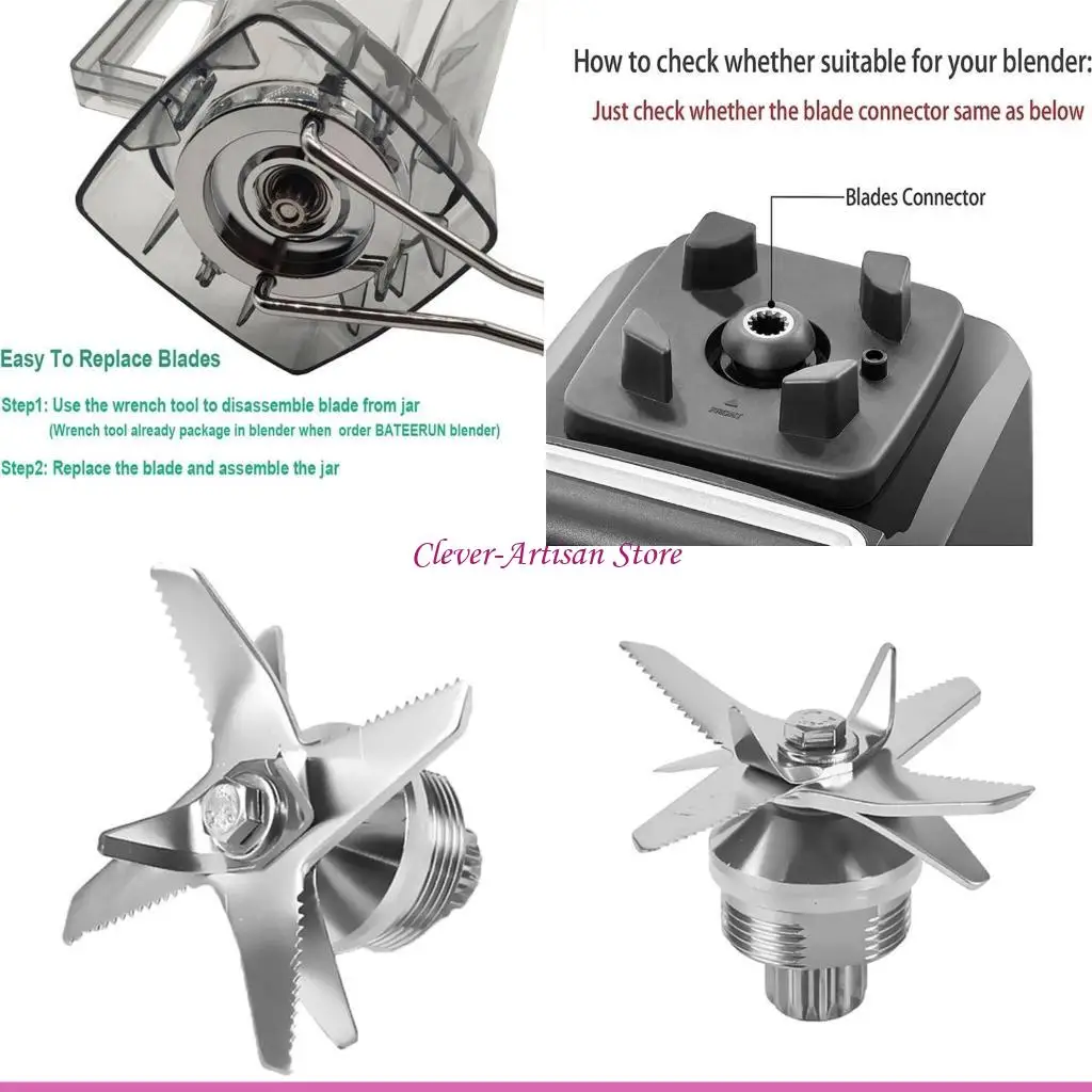 

E06B Stainless Steel Blade Replacements Part Blade Head